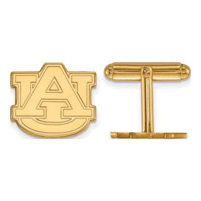 14K Yellow Gold Logoart Auburn University Cuff Links