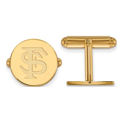 14K Gold Florida State Cuff Links