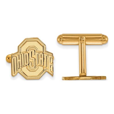 14K Yellow Gold Logoart The Ohio State University Cuff Links
