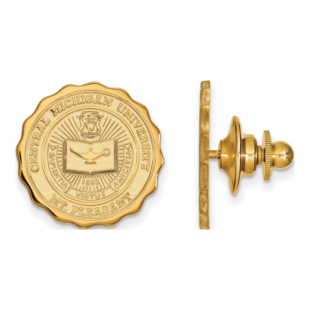 Central Michigan University Crest Lapel Pin