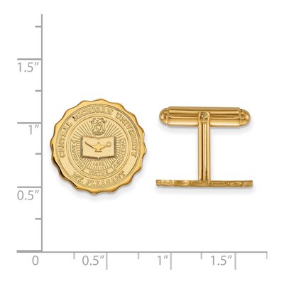 Central Michigan Univ. Crest Cuff Links – view 2