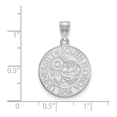 University of South Florida 14K Yellow Gold USF Bulls Crest Pendant – view 2
