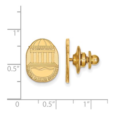 Coastal Carolina University Crest Lapel Pin – view 3