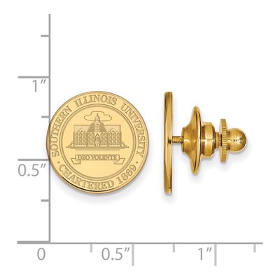 Southern Illinois University Crest Lapel Pin – view 3