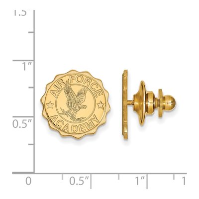 US Air Force Academy Crest Lapel Pin – view 3