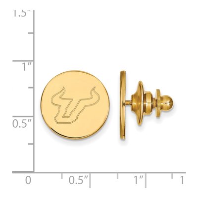 14K Gold USF Bulls Lapel Pin – view 3