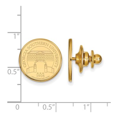 Georgia Southern University Crest Lapel Pin – view 3