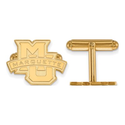 14K Yellow Gold Logoart Marquette University Cuff Links