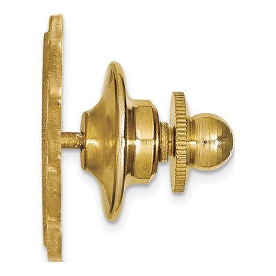 14K Gold University of North Dakota Crest Lapel Pin – view 2