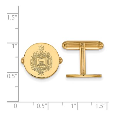 US Naval Academy Crest Cuff Links – view 2
