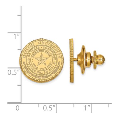 Baylor University Crest Lapel Pin – view 3