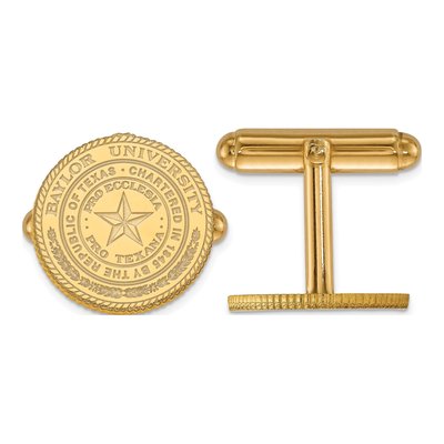 Baylor University Crest Cuff Links