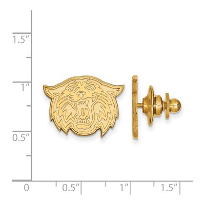14K Yellow Gold Logoart Villanova University Wildcat Lapel Pin – view 3