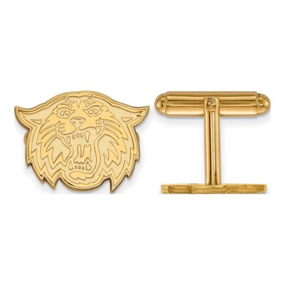 14K Yellow Gold Logoart Villanova University Wildcat Cuff Links