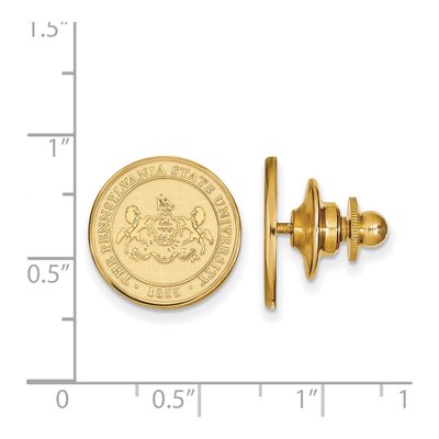 14K Gold Penn State Crest Lapel Pin – view 3