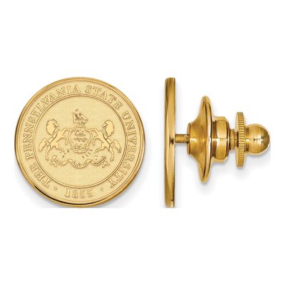 14K Gold Penn State Crest Lapel Pin