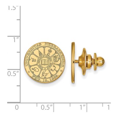 University of Nebraska Crest Lapel Pin – view 3