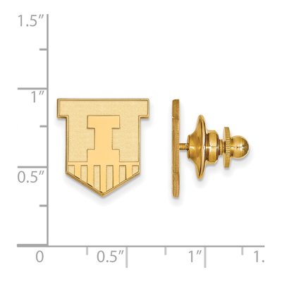 University of Illinois Victory Badge Lapel Pin – view 3