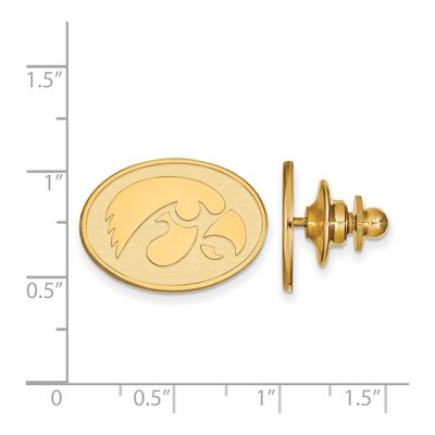 University of Iowa Hawk Lapel Pin – view 3