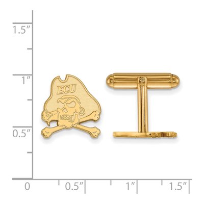 14K Gold ECU Pirates Cuff Links – view 2