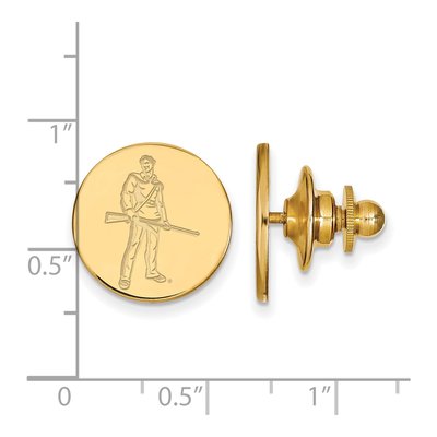 14K Gold West Virginia Mountaineer Lapel Pin – view 3