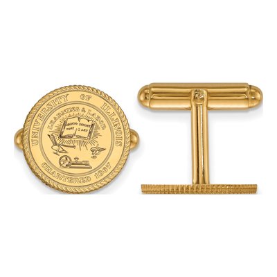 University of Illinois Crest Cuff Links