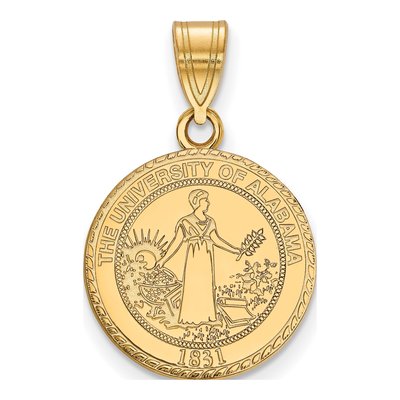 University of Alabama 14K Yellow Gold Crest Pendant