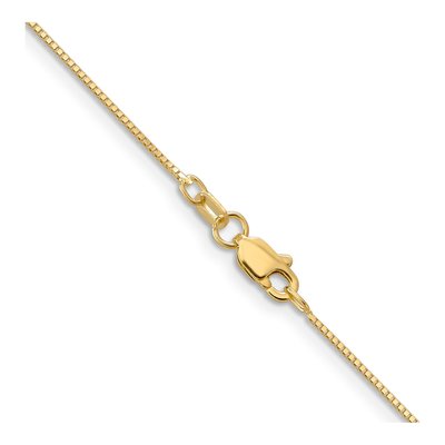 14K Yellow Gold 0.8mm 8mm Box Chain – view 4