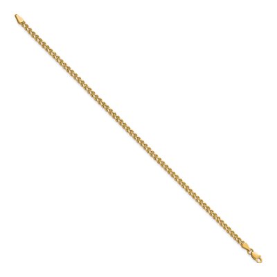 14K Yellow Gold 3mm Diamond-Cut Double Rope Chain Bracelet – view 4