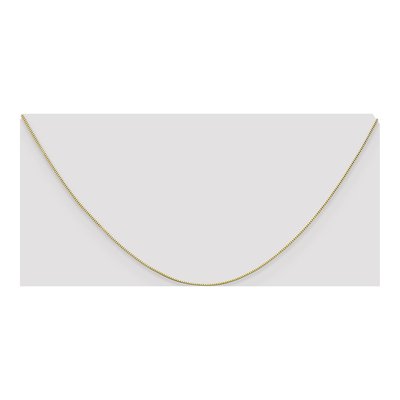 10K Yellow Gold 0.5mm Baby Box Chain – view 5