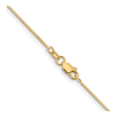 10K Yellow Gold 0.7mm Box Chain – view 4