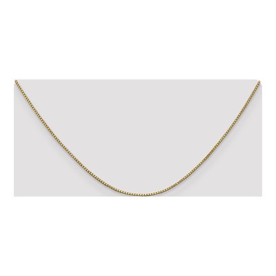 14K Yellow Gold 1mm Box Chain – view 5