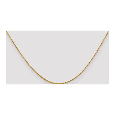 10K Yellow Gold 1.2mm Rope Chain – view 5