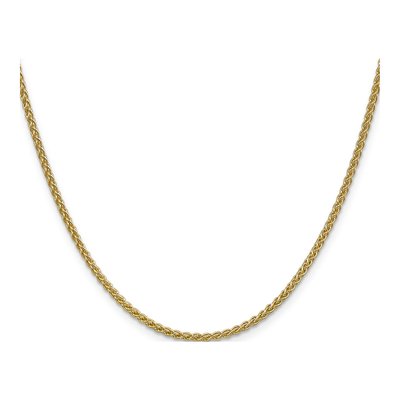 14K Yellow Gold 2.1mm Wheat Chain – view 3