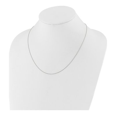 10K White Gold 0.9mm Singapore Chain – view 3
