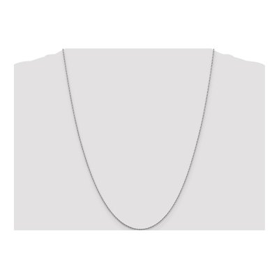 14K White Gold 1.3mm Rope Chain – view 5