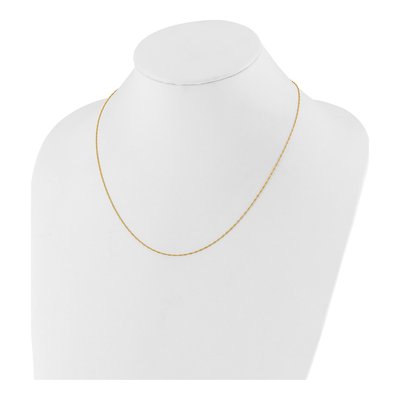 10K Yellow Gold 0.9mm Singapore Chain – view 3