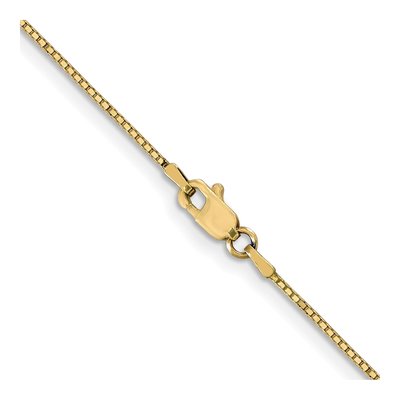 10K Yellow Gold 0.8mm 8mm Box Chain – view 4