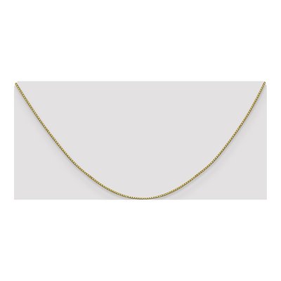 10K Yellow Gold 0.8mm 8mm Box Chain – view 5