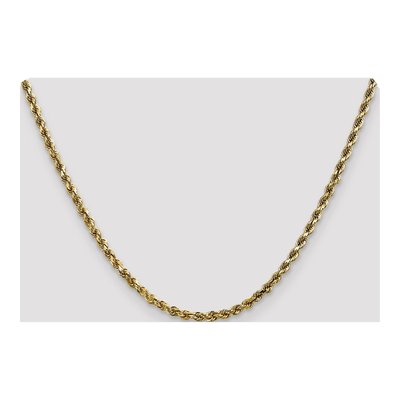 10K Yellow Gold 3.5mm Diamond-Cut Rope Chain – view 5