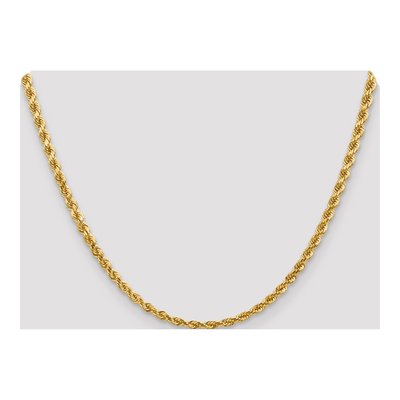 10K Yellow Gold 4mm Diamond-Cut Rope Chain – view 4