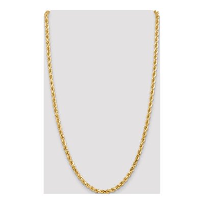 10K Yellow Gold 4.5mm Diamond-Cut Rope Chain – view 4