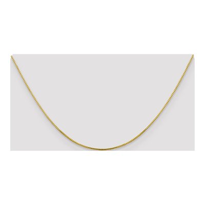 10K Yellow Gold 0.95mm Sparkle Box Chain – view 4