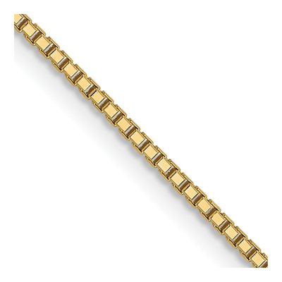 10K Yellow Gold 0.95mm Sparkle Box Chain