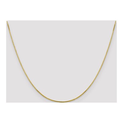 10K Yellow Gold 0.95mm Sparkle Box Chain – view 5