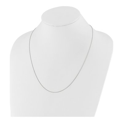 10K White Gold 0.8mm Wheat Chain – view 6