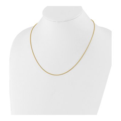 10K Yellow Gold 1.35mm Wheat Chain – view 4