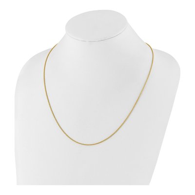 10K Yellow Gold 1.35mm Wheat Chain – view 6
