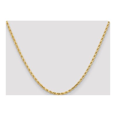 10K Yellow Gold 3.25mm Diamond-Cut Rope Chain – view 5