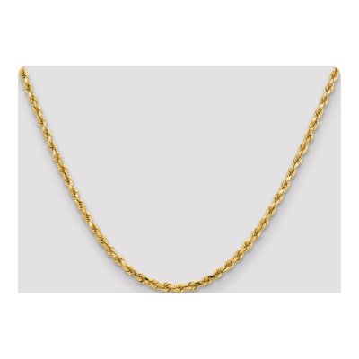 10K Yellow Gold 3.75mm Diamond-Cut Rope Chain – view 5